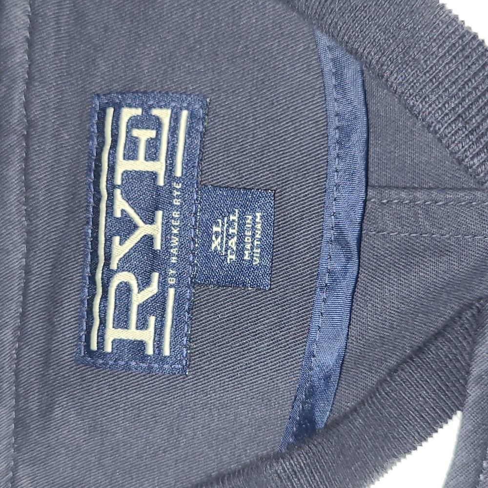 Rye Bomber Blue Jacket Size XL Tall - Picture 9 of 9